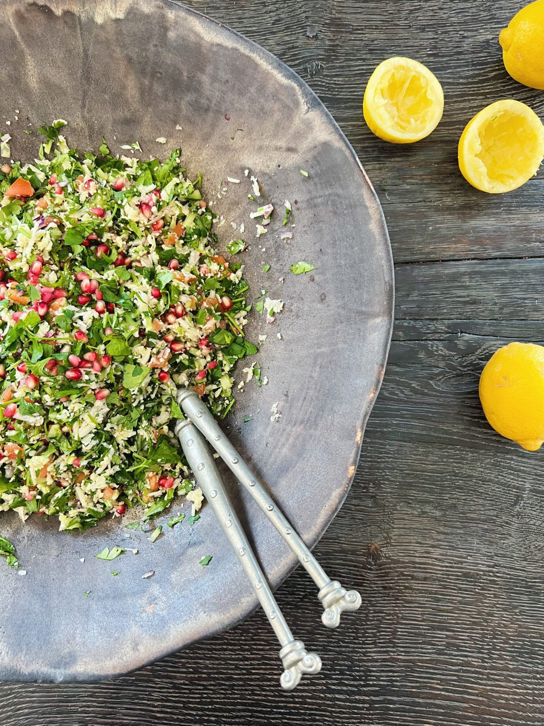 Tabouleh med et twist i smukt fad