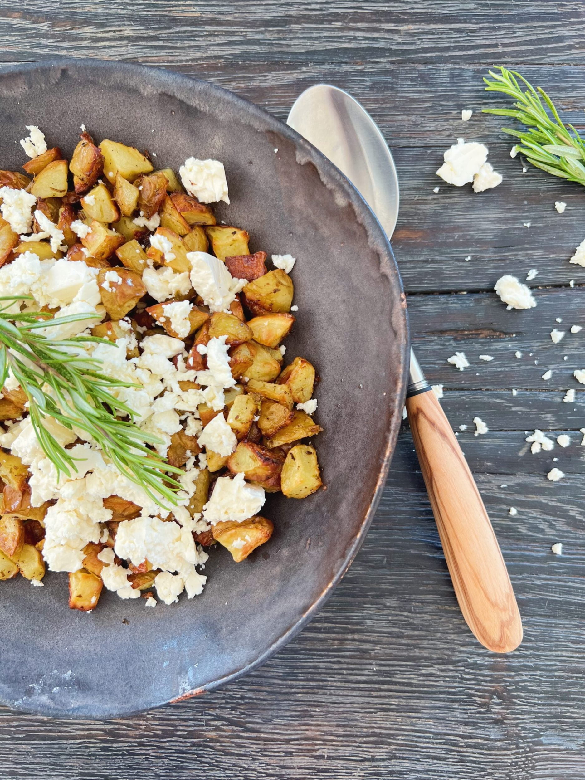 Ovnbagte kartofler med rosmarin