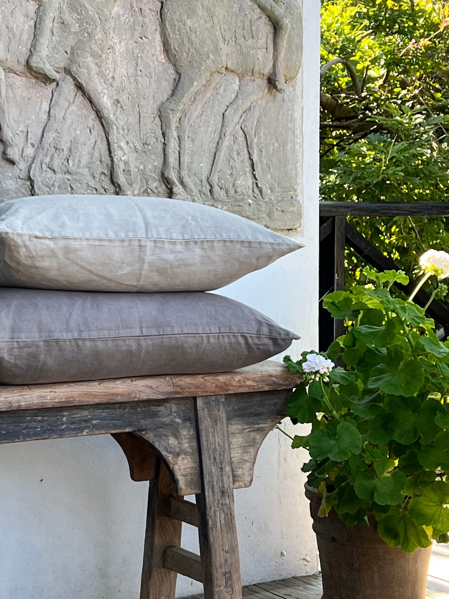 Pudebetræk i linen (hør) | 40 x 60 cm | 2 farver | Ib Laursen