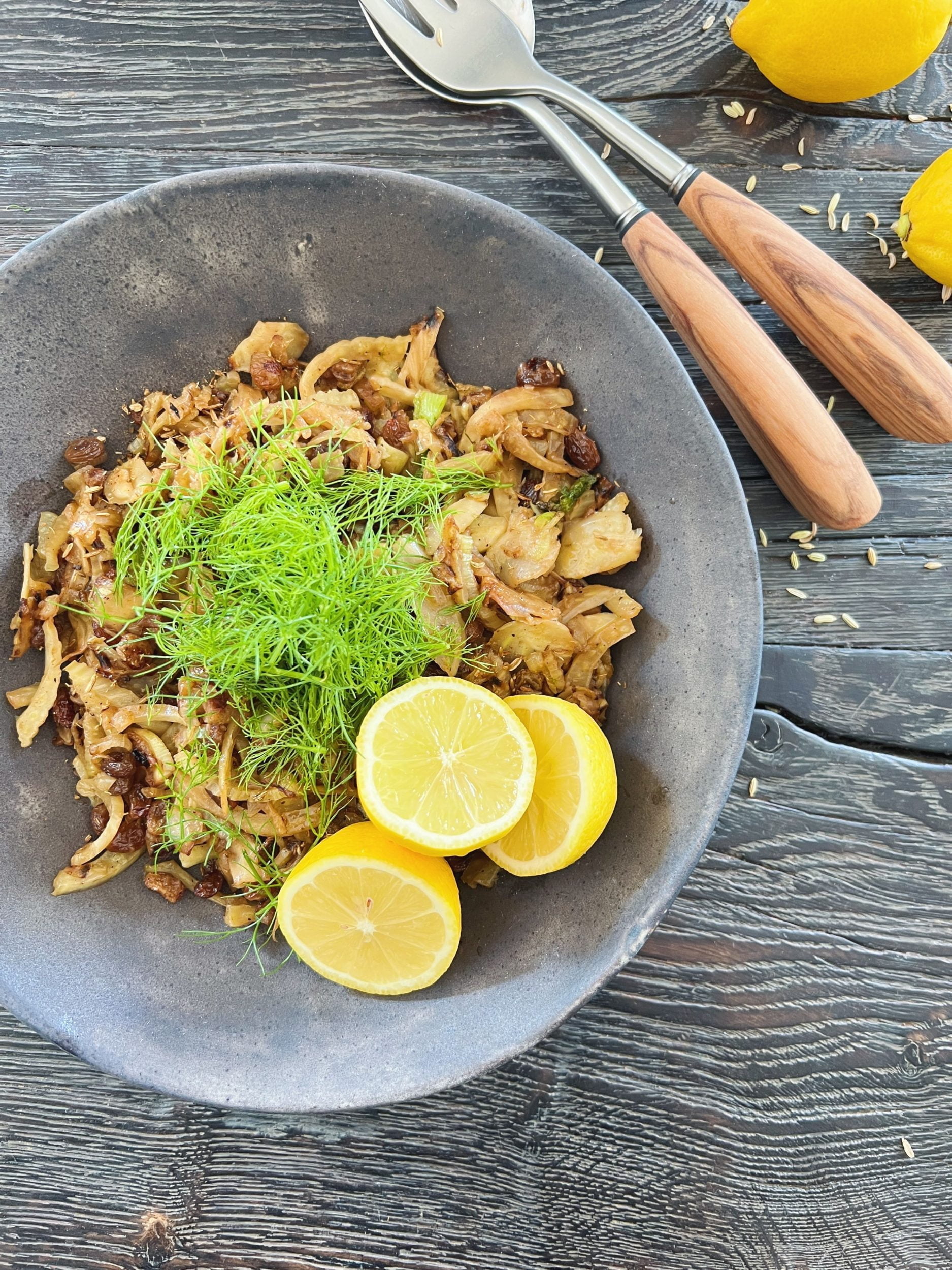 Lun fennikelsalat - marokkansk inspireret