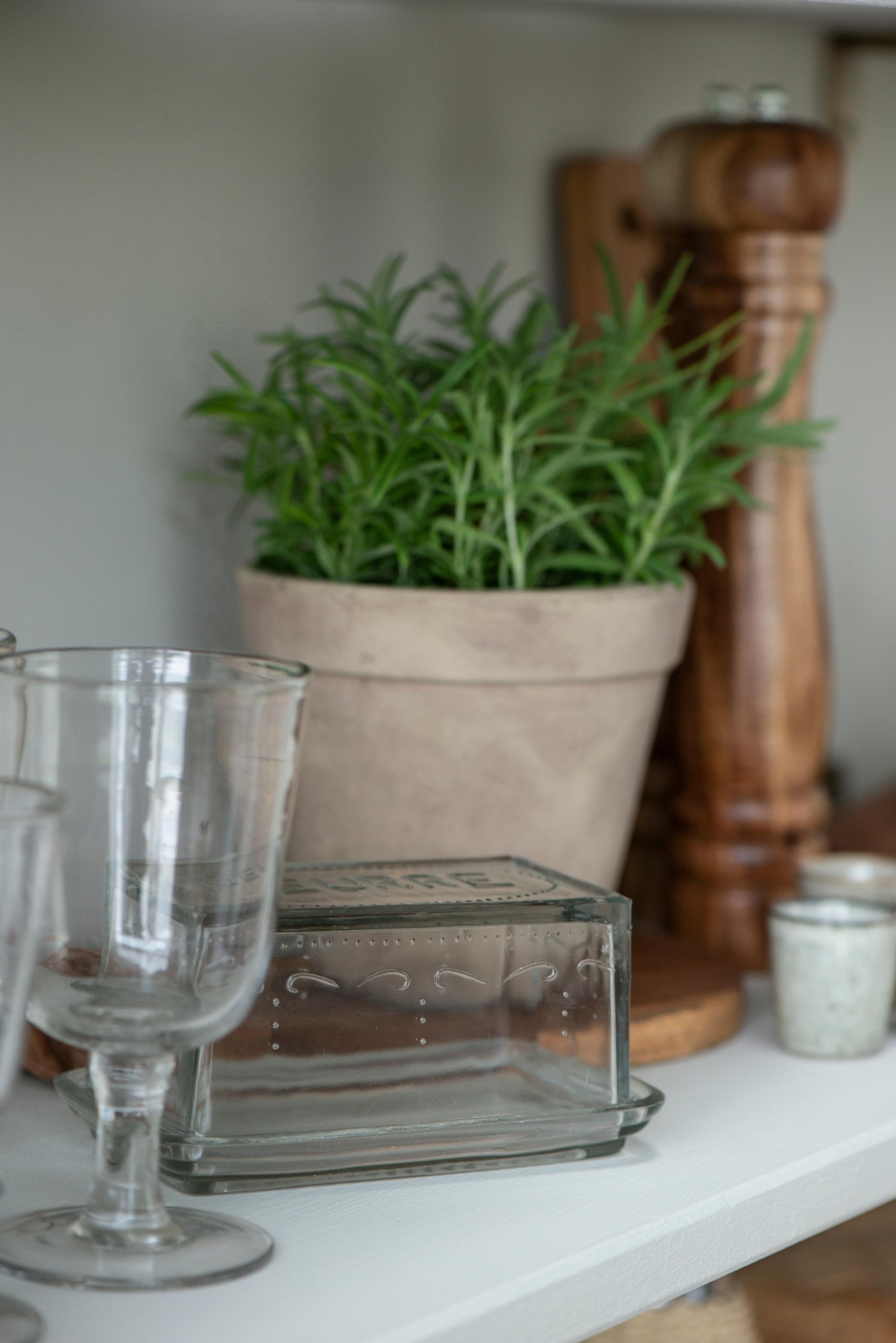 Smørboks i tykt glas | Beurre